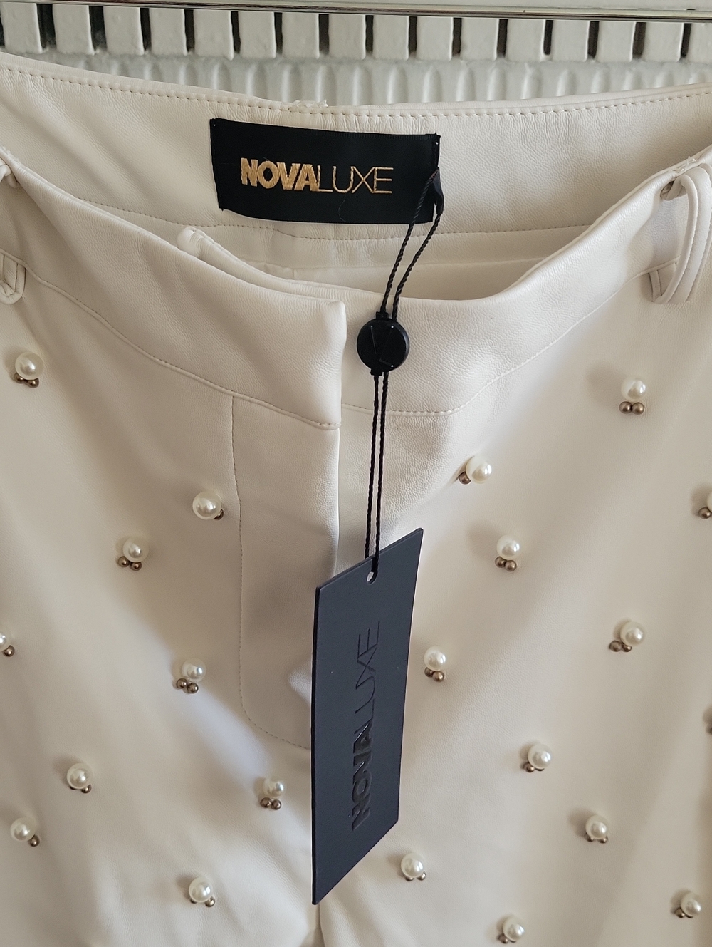 Fashion Nova Claire Embellished Faux Leather Pant - Picture 6 of 11
